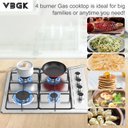 Ver imagem 2 de Vbgk Cooktop a Gás 4 Bocas 30" Ng/lpg Conversível com Proteção Ffd