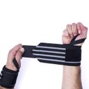 Ver imagem 4 de Munhequeira Pulso Compressao Musculaçao Treino Academia Cross Atividade Fisica Exercicio Ajustavel T