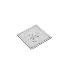 Ralo Simples de Banheiro 15x15cm Aço Inox Cromado - 1