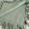 Guardanapo de Algodão Verde com Franja Coloratta Salvia 40cm - 2