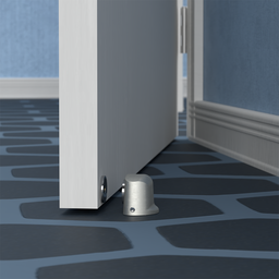 Trava Porta Magnético Fixador com Adesivo 3m Comfortdoor Prendedor Cromado Escovado - 3