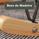 Ver imagem 4 de Poltrona de Balanço Easy Cozy Off White com Estrutura Resistente e Puff Incluso