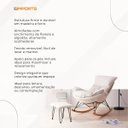 Ver imagem 6 de Poltrona de Balanço Easy Cozy Off White com Estrutura Resistente e Puff Incluso