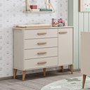 Ver imagem 2 de Cômoda Infantil Cloe com Porta Off White