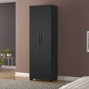 Ver imagem 5 de Kit com 2 Armários Multiuso Escritório NT4020 4 Portas e Prateleiras Preto/Tx