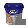Tinta Acrílica Decora Efeitos Especiais Cimento Queimado Imensidão Cinza 4,8kg Coral - 1