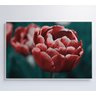 QUADRO TULIPA VERMELHA - 120x80 cm - Tecido Canvas - 8