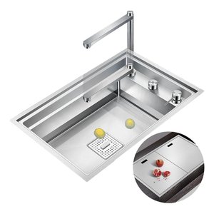 Cuba de Cozinha Hide com Torneira Purificador Luxo Completa Invisível - Brinovar