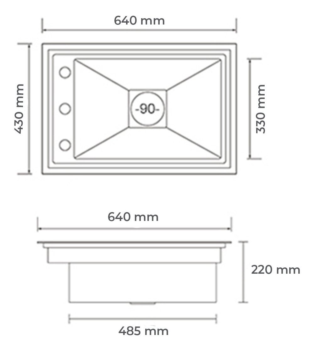 Cuba De Cozinha Hide Com Torneira Purificador Cuba Luxo - 8