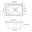 Ver mais imagens de Cuba de Cozinha Hide com Torneira Purificador Luxo Completa Invisível - Brinovar