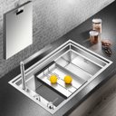 Ver imagem 3 de Cuba de Cozinha Hide com Torneira Purificador Luxo Completa Invisível - Brinovar