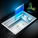 Ver imagem 4 de Cuba de Cozinha Hide com Torneira Purificador Luxo Completa Invisível - Brinovar