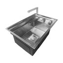 Ver imagem 1 de Cuba de Cozinha Hide com Torneira Purificador Luxo Completa Invisível - Brinovar