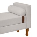 Ver imagem 5 de Recamier Sapateira Baú Pietro para Cama Box King Size 195cm Bouclê - Sofa Store:bouclê Bege Marfim