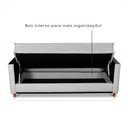 Ver imagem 6 de Sofá Cama Oryon 2,12m Linho Cinza Reclinável com Baú - King House