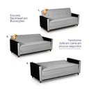 Ver imagem 7 de Sofá Cama Oryon 2,12m Linho Cinza Reclinável com Baú - King House