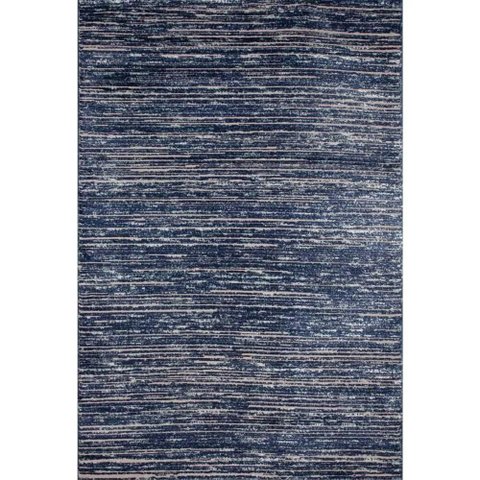 Tapete Turco Spirit D161A 0,80x2,50m Azul/Cinza Abdalla