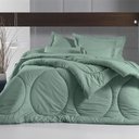 Ver imagem 2 de Lençol Avulso C / Elastico Queen Poa All Design, - Verde escuro