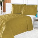 Ver imagem 1 de Cobre Leito Pratic Rosas Solteiro 2 Pecas - Mostarda Enxovais Aquarela