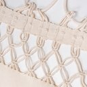 Ver imagem 3 de Rede de Descanso CASAL100% Algodão, Franja Crochê e Detalhes Artesanais.