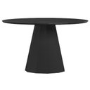 Ver imagem 1 de Mesa de Jantar 135x135 Cm Isis com Vidro Preto – New Ceval