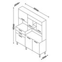 Ver imagem 7 de Kit Cozinha Compacta Itatiaia Napoles 6 Portas 2 Gavetas