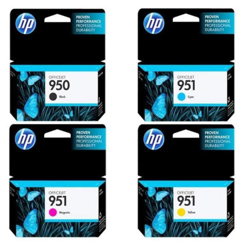 Cartucho Hp 950 Kit 4 Cores 8100 8600 276dw 251dw Original