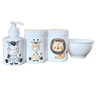 Kit Higiene Baby Safari 5 Pçs - com Bandeja e Tampa C/ Trava - 4