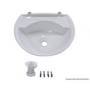 Ver imagem 1 de Lavatorio Plast Astra 36x28cm Branco Lv2