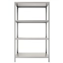Ver imagem 1 de Estante Inox 4 Prateleiras 133,5x85x30cm Aço Inoxidável