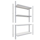 Ver imagem 3 de Estante Inox 4 Prateleiras 133,5x85x30cm Aço Inoxidável