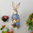 Ver imagem 4 de Coelho Páscoa Rústico Fios de Sisal Cru