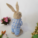 Ver imagem 3 de Coelho Páscoa Rústico Fios de Sisal Cru