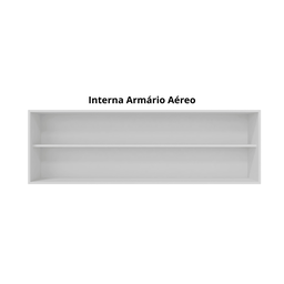 Armário Aéreo Suspenso P/ Cozinha Andreia 150cm C/ 4 Portas - Ajl Móveis - 4
