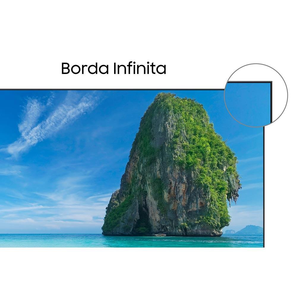 Smart TV QLED 55 Polegadas 4K 55Q95T Única Conexão e Suporte No Gap Pontos Quânticos Samsung - 5