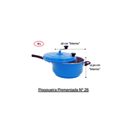 Pipoqueira Pigmentada Nº 26 Rizzolar Azul aço - 10