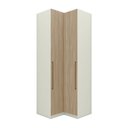 Ver imagem 4 de Guarda Roupa Modulado Seletto 2 Portas de Bater MDP Areia Móveis Henn