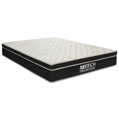 Colchão Queen Ortobom Molas Bonnel Nanolastic Fort Airtech Progressive Ortopillow (158x198x29) - 
