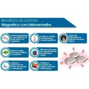Ver imagem 2 de Cama Box Baú King: Colchão Magnético Anjos Infravermelho Longo Confort Nude + Base CRC C