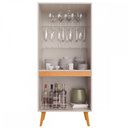 Ver imagem 3 de Cristaleira Plena 4 Portas Off/Cinamomo - Jcm Móveis