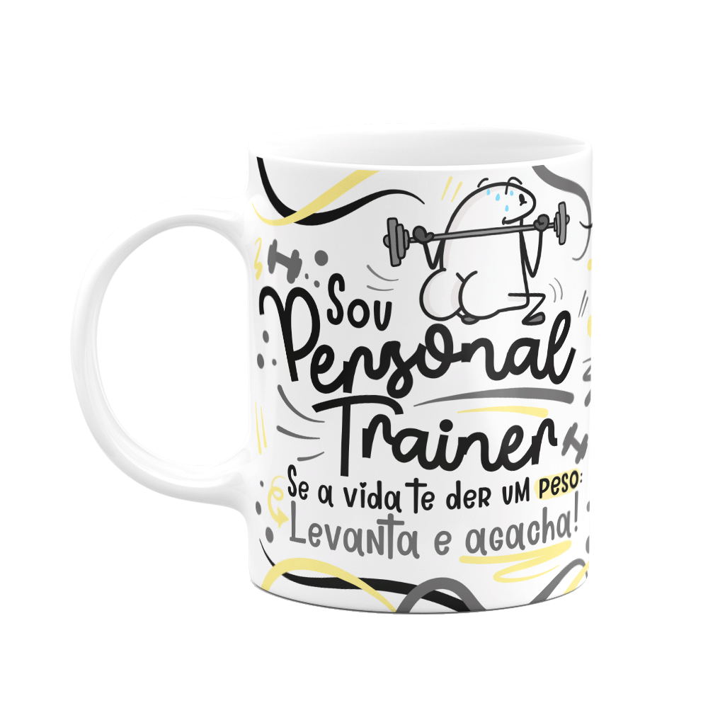 Caneca Flork Profissões - Sou Personal Trainer