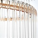 Ver imagem 5 de Lustre Pendente Clássico Slider Led em Metal e Cristal