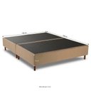 Ver imagem 2 de Base Box Queen Bipartido 158cm x 198cm Sommier Veludo