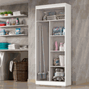 Ver imagem 3 de Armario Lavanderia Sheila 2 Pts 1,85m C/ Suporte Vassouras