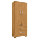 Ver imagem 4 de Guarda Roupa 3 Gavetas e 2 Portas Breda Naturale