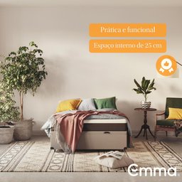 Cama Baú Emma - Casal (138x188cm) - 2