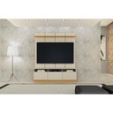 Ver imagem 2 de Painel Home Theater Mônaco Valdemoveis Off White/cinamomo