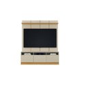Ver imagem 1 de Painel Home Theater Mônaco Valdemoveis Off White/cinamomo