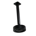 Ver imagem 1 de Ducha Black Autolimpante Abs 12,5 Cm C/ Braço de Teto 24 Cm