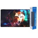 Ver imagem 2 de Mouse Pad Gamer Extra Grande Lobo Bordas Costuradas Base Antiderrapante